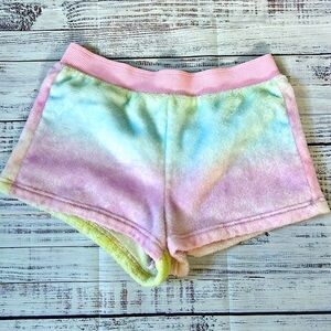 PINK Victoria's Secret Multicolor Fleece Shorts
